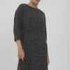 OXMO Oxbinala - Vestido De Punto - Dark Grey Melange -OXMO 993c82f3e7f74aac9fef9240faf9f7b9