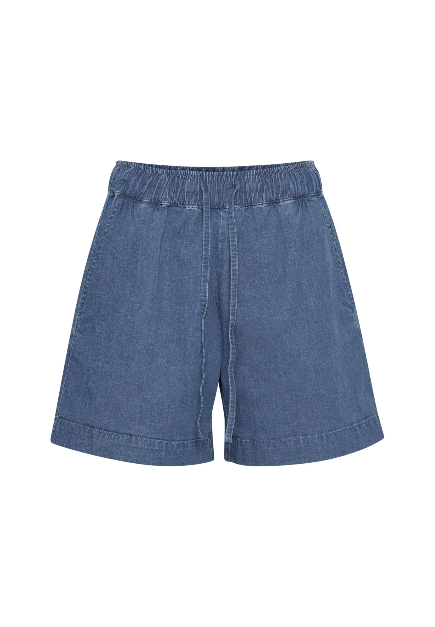 OXMO Oxlillith - Shorts Vaqueros - Mid Blue Denim 7 OXMO Oxlillith - Shorts Vaqueros - Mid Blue Denim - Imagen 5