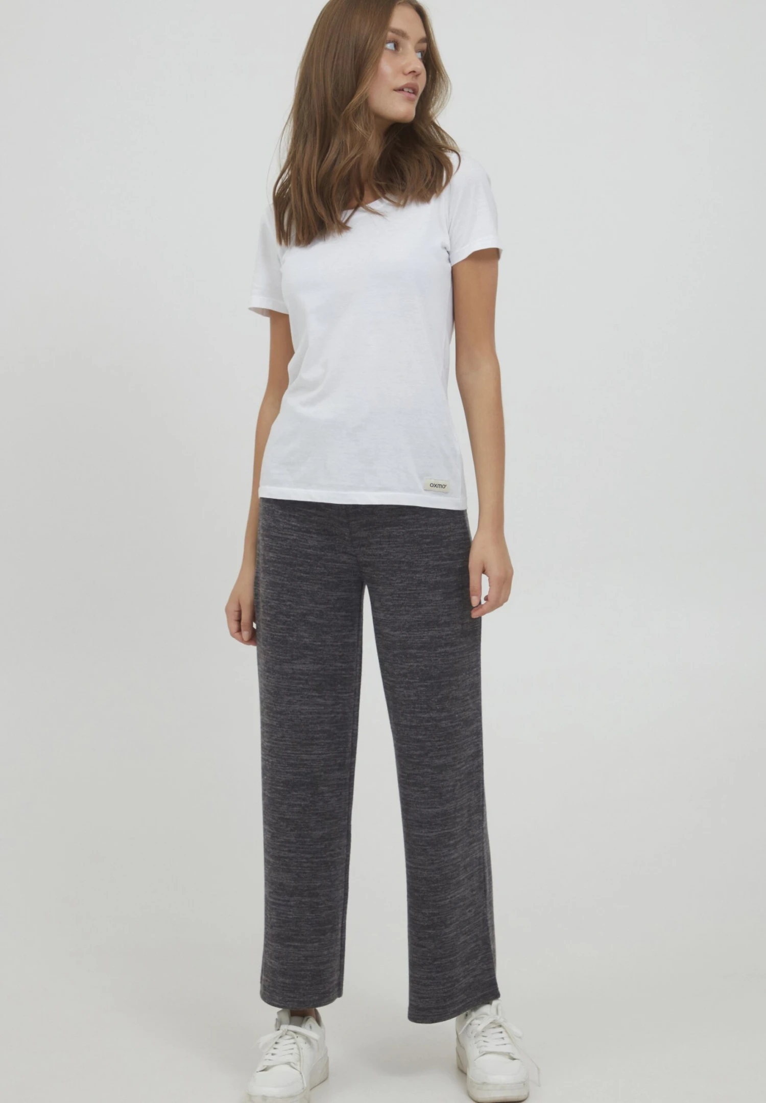 OXMO Oxberenice - Pantalones Deportivos - Dark Grey Melange 4 OXMO Oxberenice - Pantalones Deportivos - Dark Grey Melange - Imagen 2