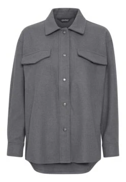 OXMO Valen - Chaqueta De Punto - Medium Grey Melange -OXMO b1384e5439784498a92026045a84d7a9