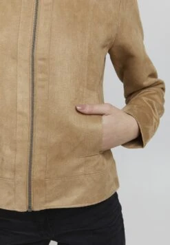 OXMO Peggy - Chaqueta De Cuero Sintético - Tannin -OXMO b492f0feffff4a3a9bd0d9e0de505230