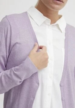 OXMO Oxhelene - Chaqueta De Punto - Purple Rose Melange 11 OXMO Oxhelene - Chaqueta De Punto - Purple Rose Melange -OXMO b525242990794493a37d6edbe7184648