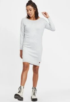 OXMO Oxella - Vestido De Punto - Lig Grey M -OXMO b585972e78244d999c4ce4fbabdcb44f