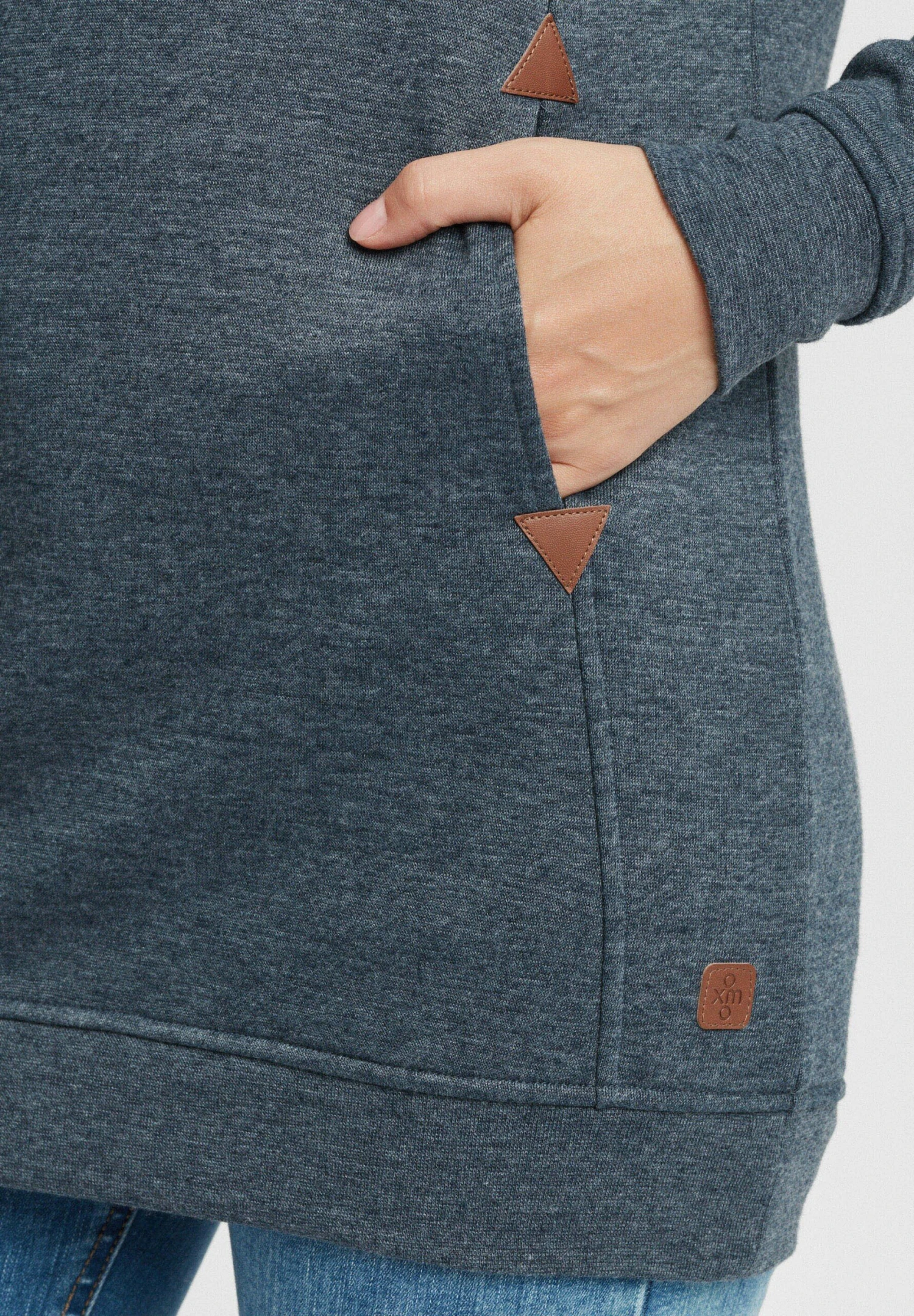 OXMO Oxvicky - Jersey Con Capucha - Ins Blu M 7 OXMO Oxvicky - Jersey Con Capucha - Ins Blu M - Imagen 5