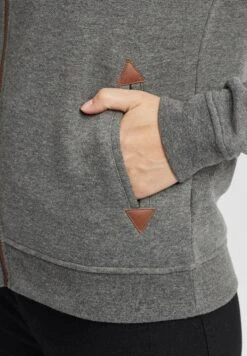 OXMO Oxvicky - Sudadera Con Cremallera - Grey Mel -OXMO b6591e0be393415cbcb45816fab32f5c