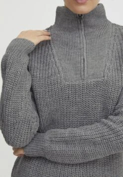 OXMO Oxnancy - Jersey De Punto - Medium Grey Melange -OXMO b73007a8a3364fbc9307edc99337b853