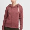 OXMO Oxvicky - Sudadera Con Cremallera - Wine R Mel