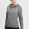 OXMO Oxvicky - Sudadera Con Cremallera - Grey Mel