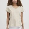 OXMO Sabine - Blusa - Cement