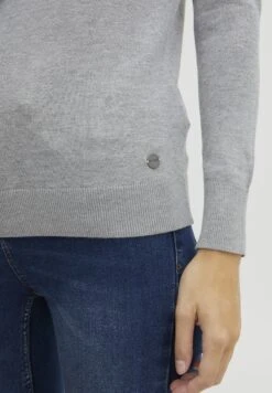 OXMO Katja - Jersey De Punto - Mid Grey Melange -OXMO c8dc01d6a1274918882e9b65bdfd06ab