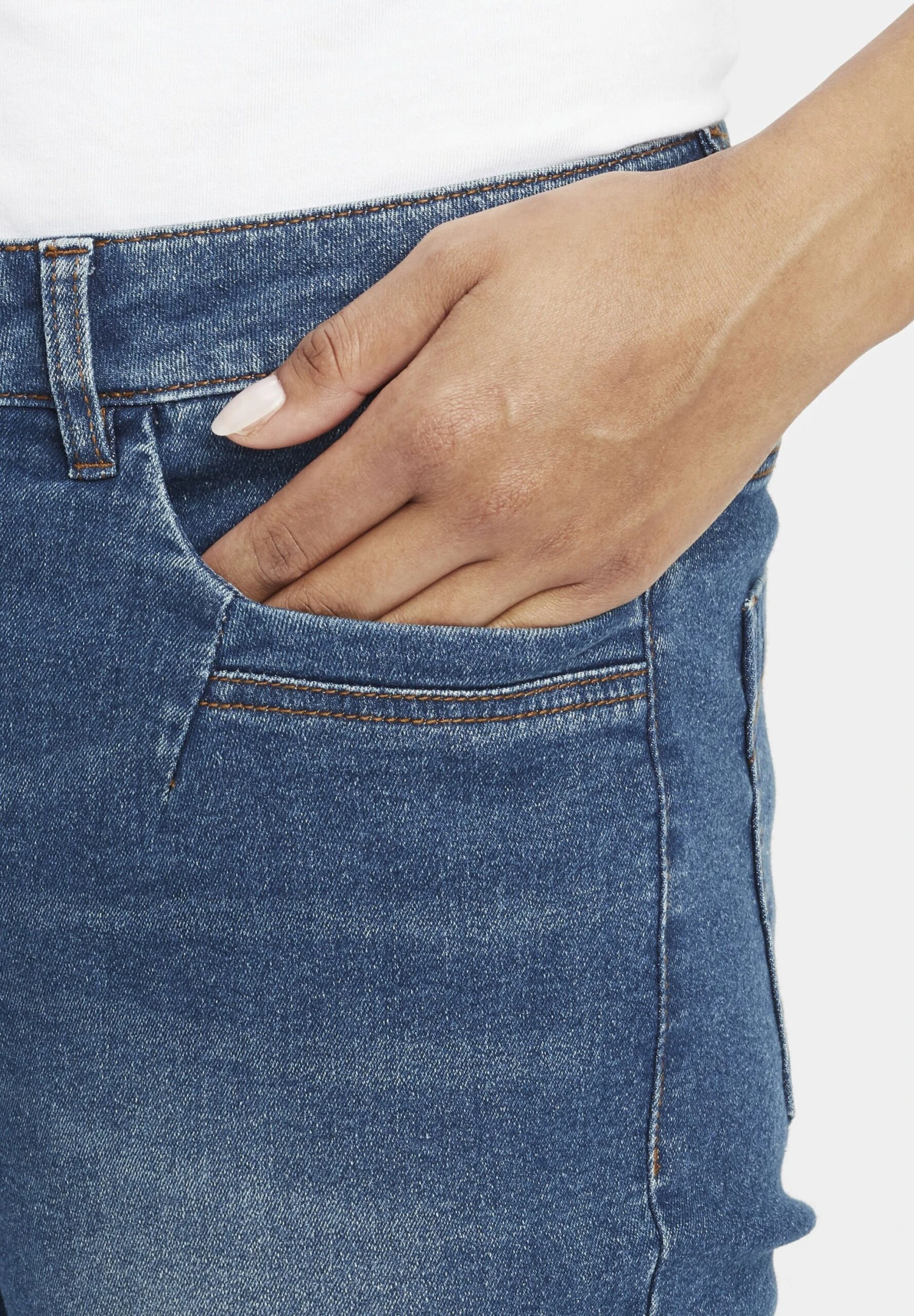 OXMO Oxirabelle - Vaqueros Slim Fit - Antique Blue 6 OXMO Oxirabelle - Vaqueros Slim Fit - Antique Blue - Imagen 4