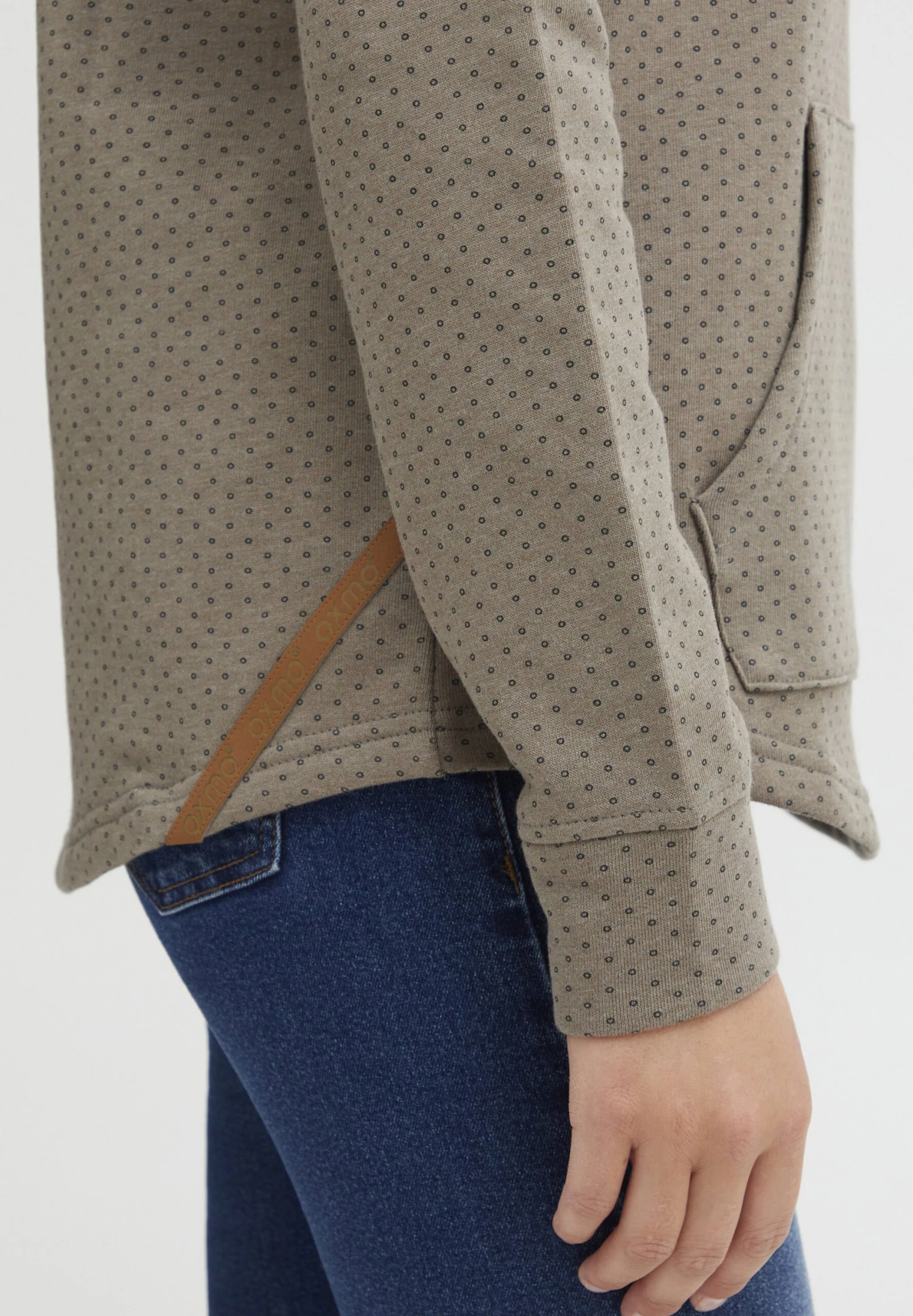 OXMO Tube Sw - Jersey De Punto - Gray Melange 7 OXMO Tube Sw - Jersey De Punto - Gray Melange - Imagen 5