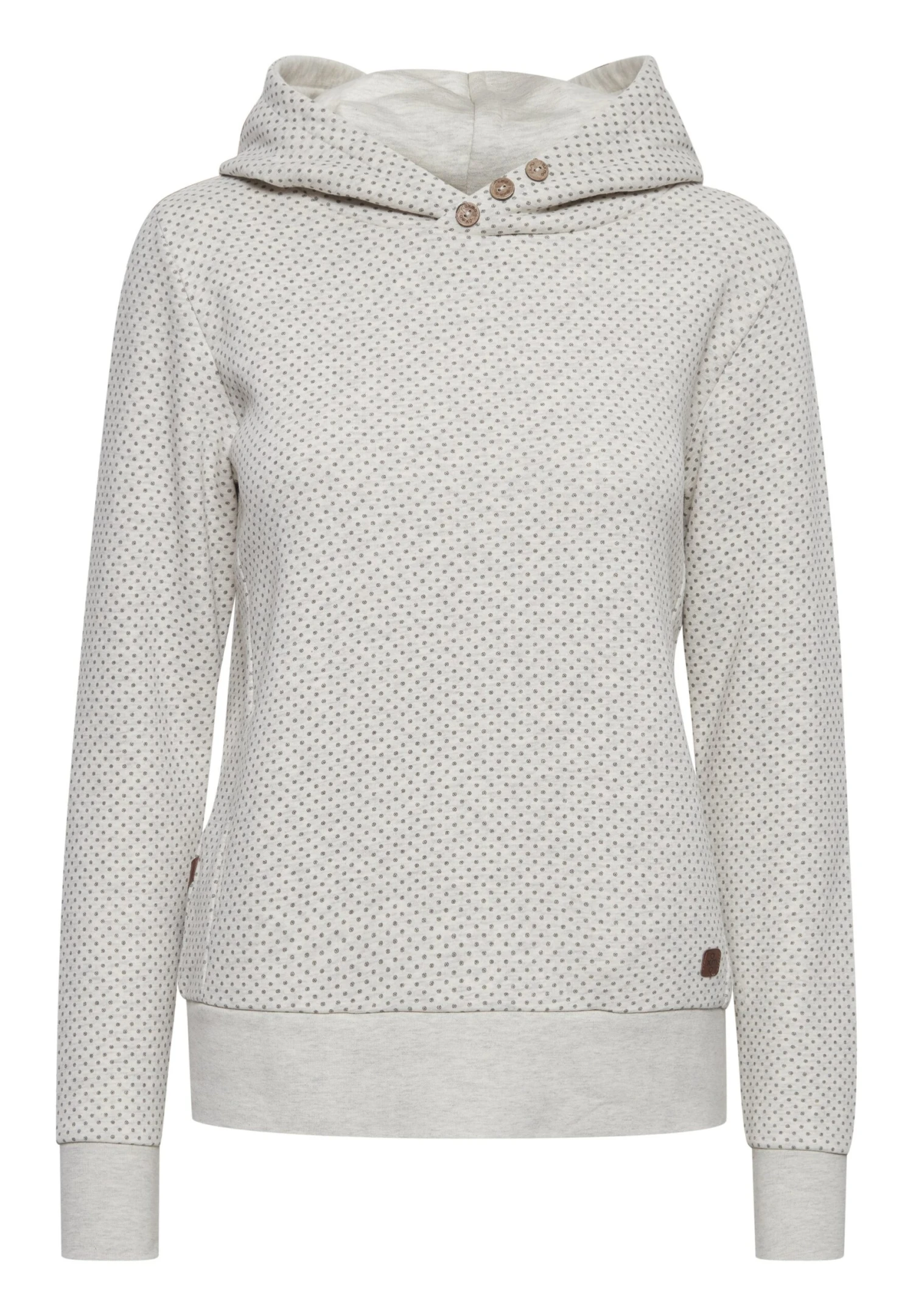 OXMO Oxvera - Jersey Con Capucha - Oyster Grey Melange 8 OXMO Oxvera - Jersey Con Capucha - Oyster Grey Melange - Imagen 6