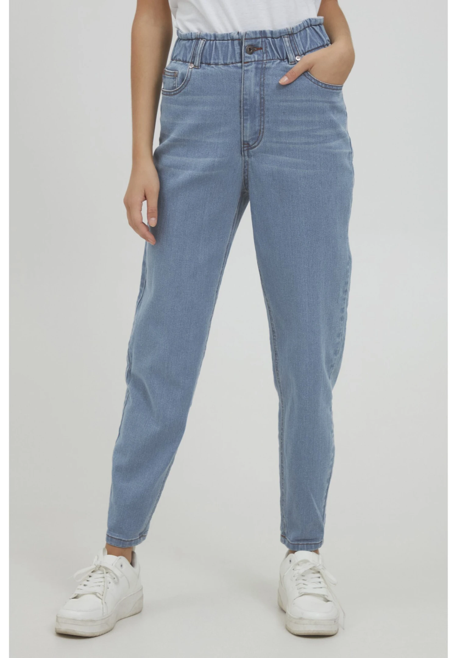 OXMO Oxann - Vaqueros Slim Fit - Ligth Blue Denim 3 OXMO Oxann - Vaqueros Slim Fit - Ligth Blue Denim