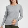OXMO Oxwinova - Jersey De Punto - Medium Grey Melange
