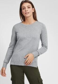 OXMO Oxwinova - Jersey De Punto - Medium Grey Melange