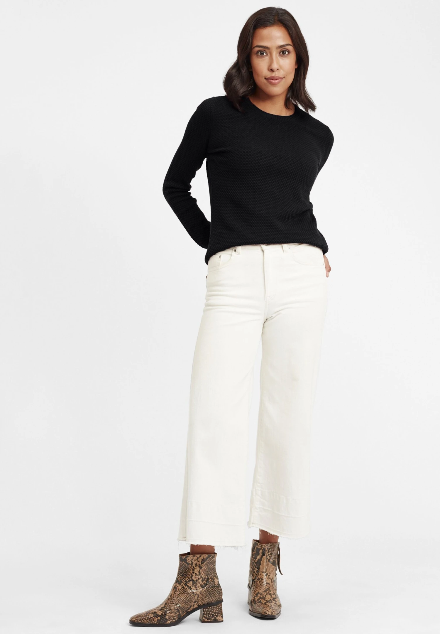 OXMO Oxsarah - Jersey De Punto - Black 4 OXMO Oxsarah - Jersey De Punto - Black - Imagen 2