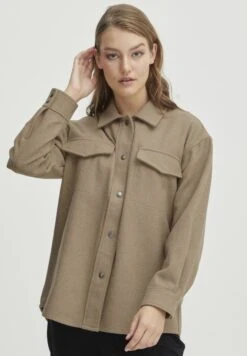 OXMO Valen - Chaqueta De Punto - Dune Melange