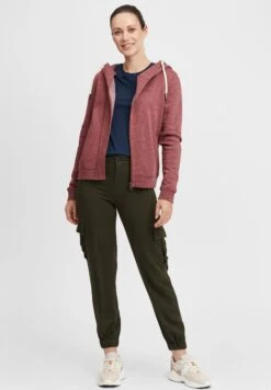 OXMO Oxvicky - Sudadera Con Cremallera - Wine R Mel -OXMO e7bfd8b3bf0d4042afc1f93b65e8e7c5