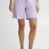 OXMO Daniella Sh- Shorts - Purple Rose -OXMO f16faa36777446baa37773bec1f5a8f8