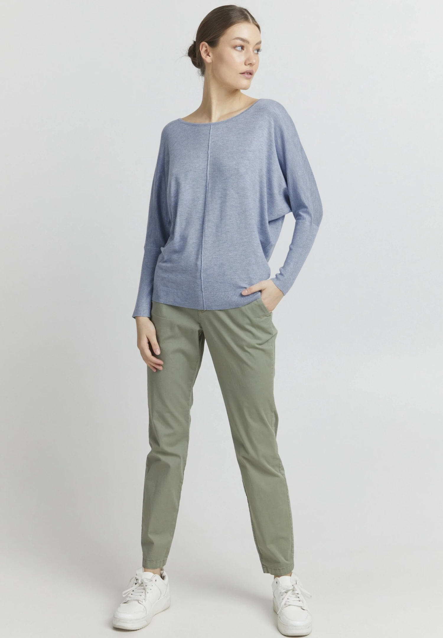 OXMO Oxherdis - Jersey De Punto - Kentucky Blue Melange 4 OXMO Oxherdis - Jersey De Punto - Kentucky Blue Melange - Imagen 2