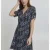OXMO Oxembla - Vestido Informal - Total Eclipse Mix