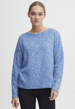 OXMO Oxsanne - Jersey De Punto - Strong Blue Melange