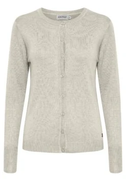 OXMO Chaqueta De Punto - Oyster Grey Melange -OXMO f7ff0cb7b6ec4ef480b844603da4e4b1