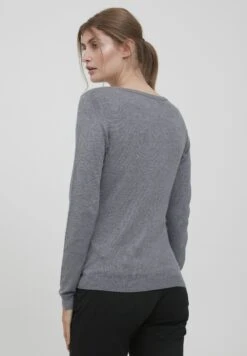 OXMO Oxedda - Jersey De Punto - Grey Mel -OXMO f9bb724571504d9585468247dc0ad0da