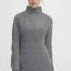OXMO Oxnancy - Jersey De Punto - Medium Grey Melange